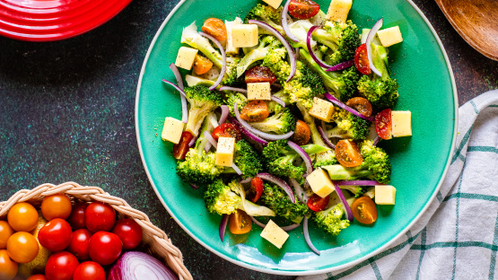 Broccoli Salad with Gouda